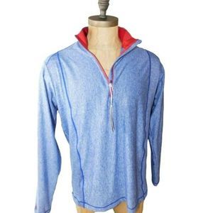 Antigua Size L Large Desert Dry Men's Pullover Long Sleeve Golf Shirt NWT